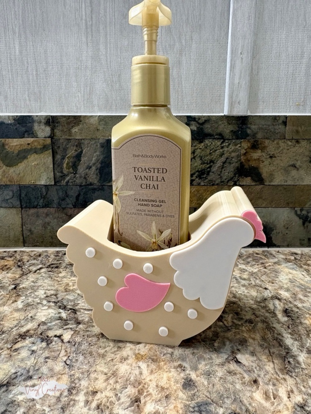 Cute Chicken Soap Holder Farmhouse Bathroom Decor